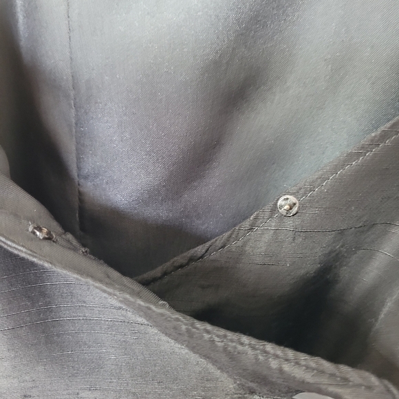 Vintage Black Off-Shoulder Dress - Picture 3 of 12